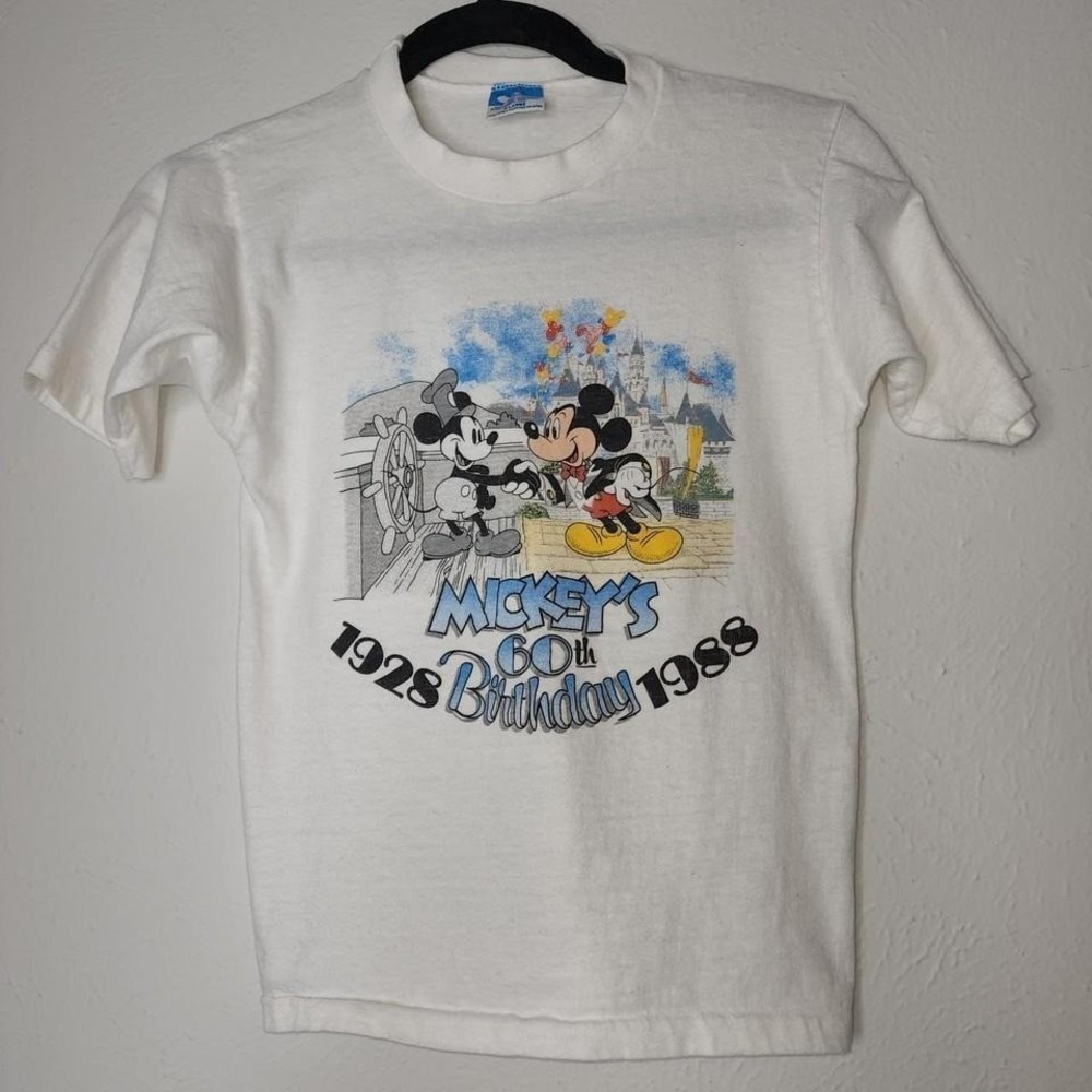 Vintage 1988 Disney anniversary youth XL tshirt
